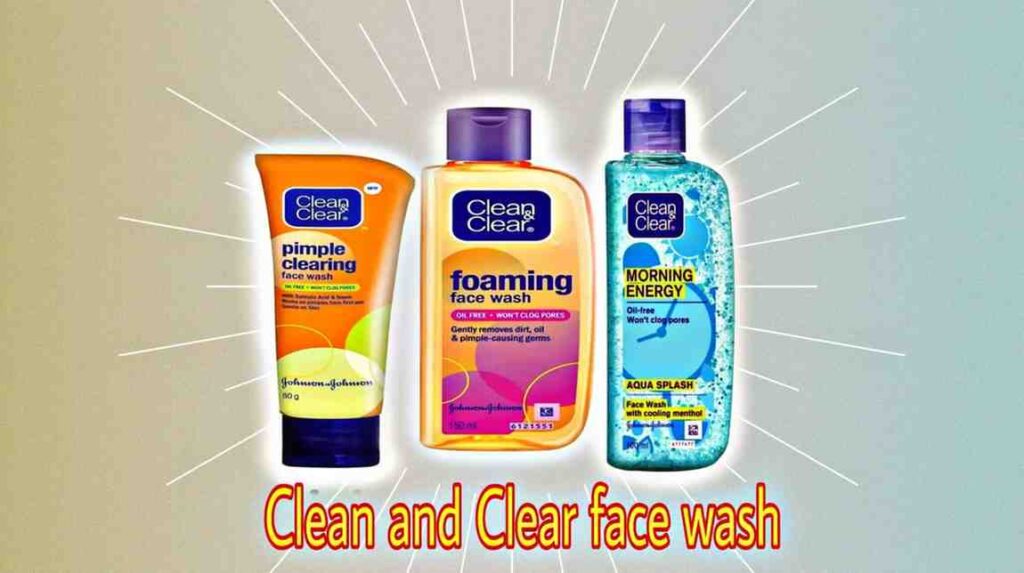 Clean and clear face wash