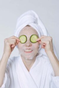 cucumber facial at home